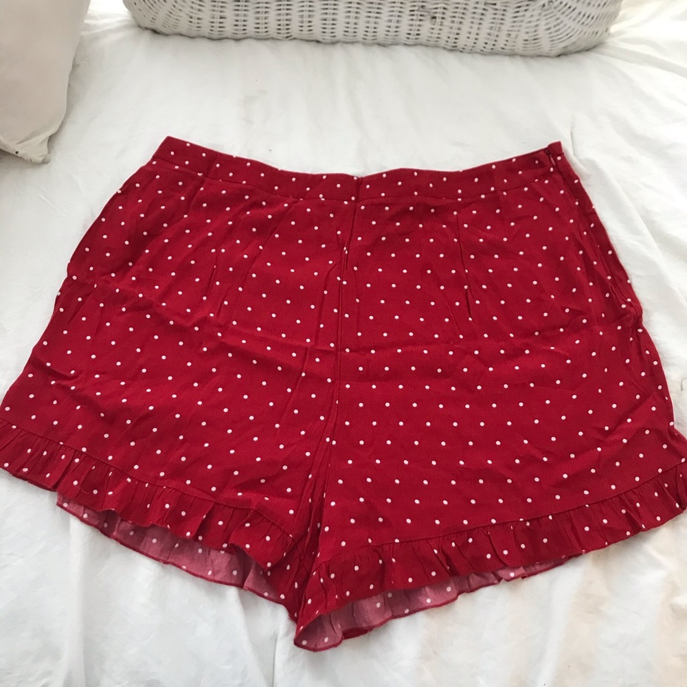 Adorable Forever21 Red Polkadot Shorts